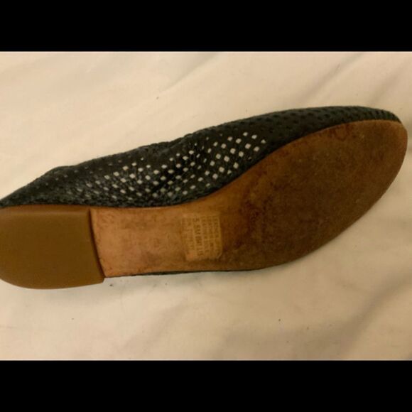 Tory Burch Whittaker Perforated Leather Ballerina Flat, Black- Size 5.5 - Picture 6 of 10